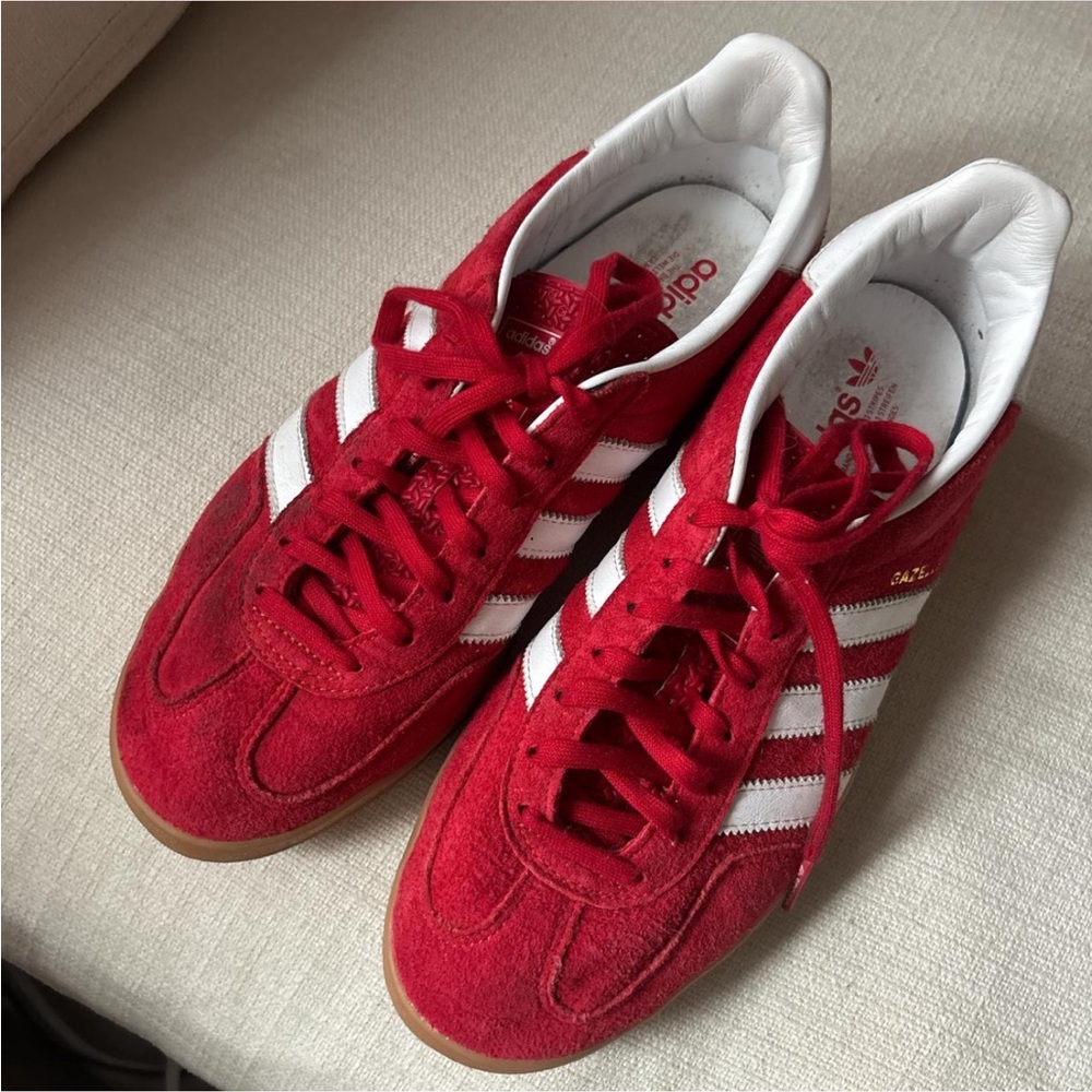 Gazelle Indoor Shoes - scarlet red - ADIDAS